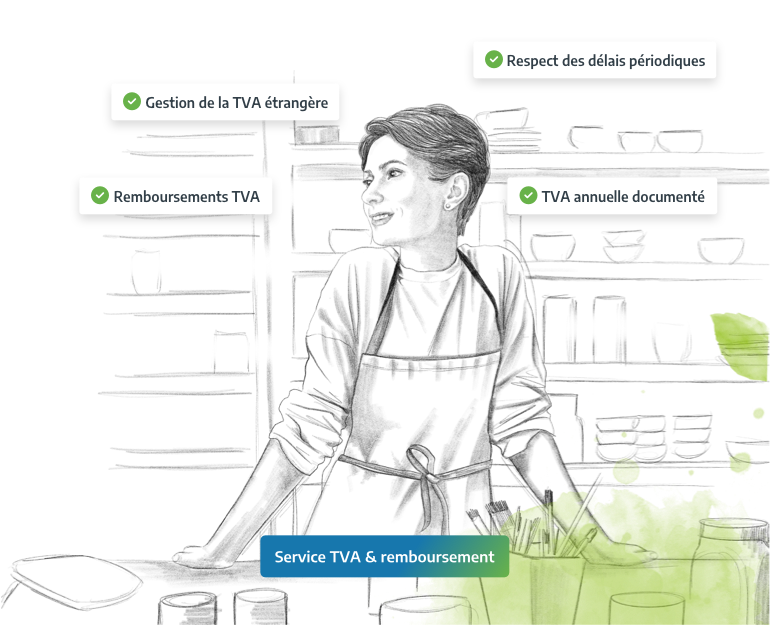services TVA et remboursement